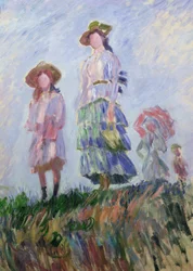 Der Spaziergang (Skizze) 1882